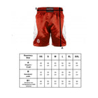 MASTERS SBOX-MFE boxing shorts red XS In preparation Your Sports Performance