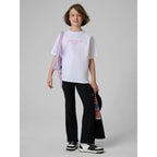 Girls' loose T-shirt with print 4F 4FJRSS26TTSHF3825-10S 4f