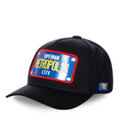 Capslab Superman Metropolis City DC Black Baseball Cap - FG/DC2/1/CAS/SUP1 Odzież/Czapki/Czapki z daszkiem Your Sports Performance