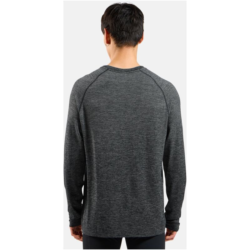 Men’s Long-Sleeve Running Shirt Odlo ESSENTIAL SEAMLESS, Grey