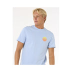 RIP CURL Wettie Passage Icon Tee Blue