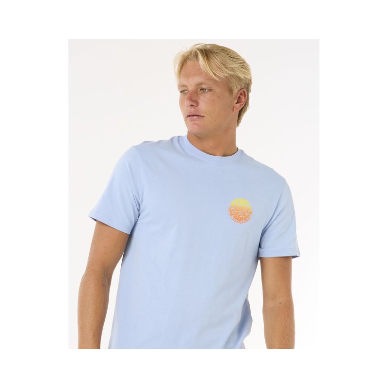RIP CURL Wettie Passage Icon Tee Blue