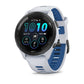 Garmin Forerunner 265 46mm Black Bezel with Whitestone Case White and Blue Akcesoria sportowe i turystyczne/Zegarki sportowe Your Sports Performance