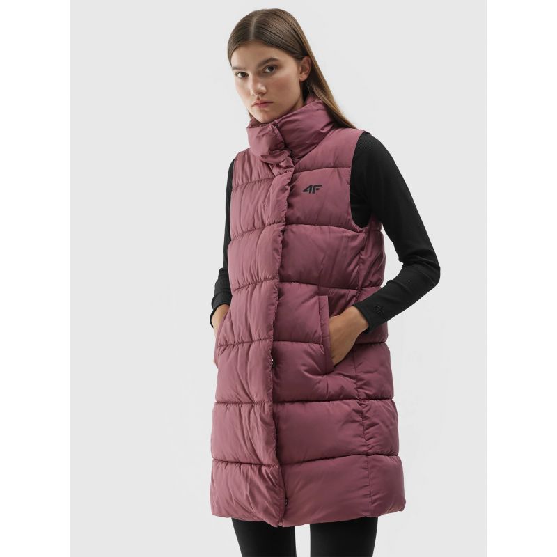 4F F076 W vest 4FAW23TVESF076 53S Clothing/Outdoor 4F