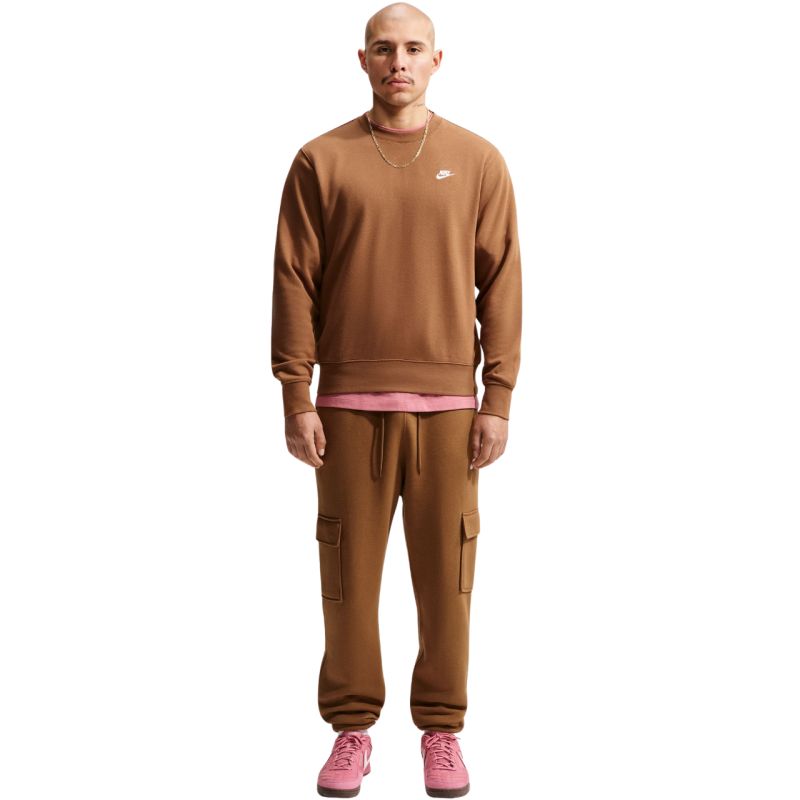Nike Club FT Men's Sweatshirt Light Brown FN3888 270