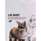 Boy's regular printed T-shirt 4F 4FJKAW26TTSHM4452-10S