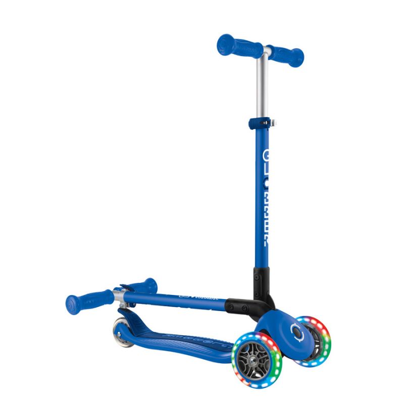 Scooter 3 wheels Globber Primo Foldable Lights 432-100-2 HS-TNK-000013800 Accessories/Skating/Hulajnogi Your Sports Performance
