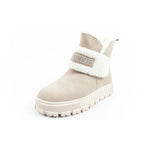 Lee Cooper women's boots winter boots fashionable sheepskin insulated leather beige Lee Cooper