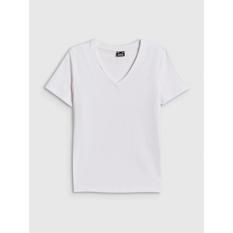 Women's regular plain T-shirt 4F 4FRMM00TTSHF3618-10S
