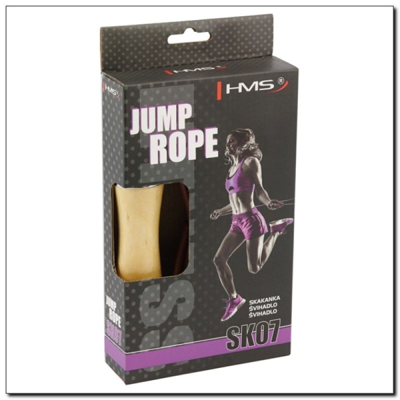 Leather skipping rope with a wooden handle HMS SK07 Accessories/Training equipment Your Sports Performance