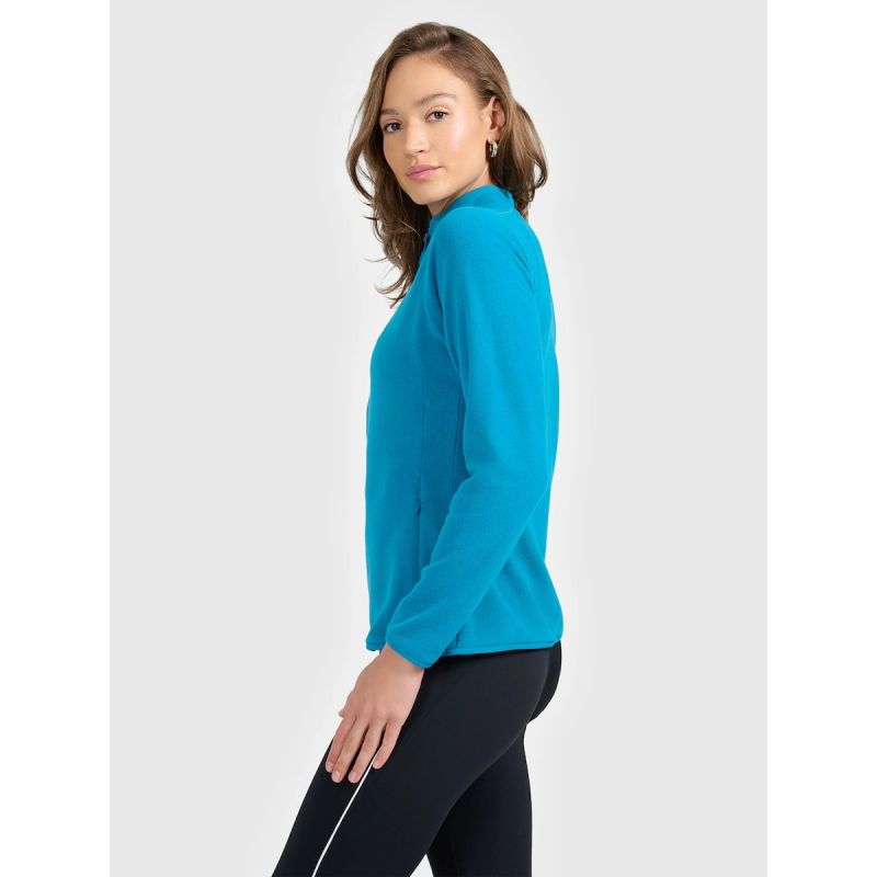 Women's Slim-Fit Fleece with Stand-Up Collar 4F 4FRAW25TFLEF496-46S