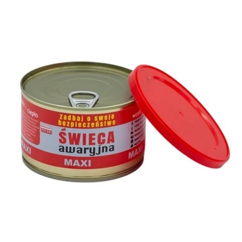 HASKE Pro MAXI Emergency Survival Candle 410g 72h Import z Action/Survival/Światła chemiczne Your Sports Performance