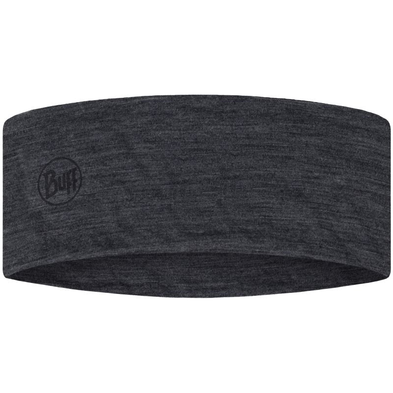 BUFF MERINO LIGHTWEIGHT HEADBAND SOLID GREY Headband