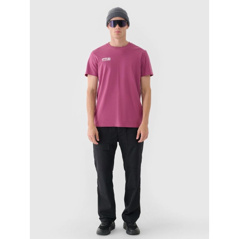Men's regular plain T-shirt 4F 4FRAW24TTSHM2602-60S 4f