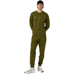 Champion Men's Crewneck Sweatshirt Olive 220272 GS585 Clothing Your Sports Performance