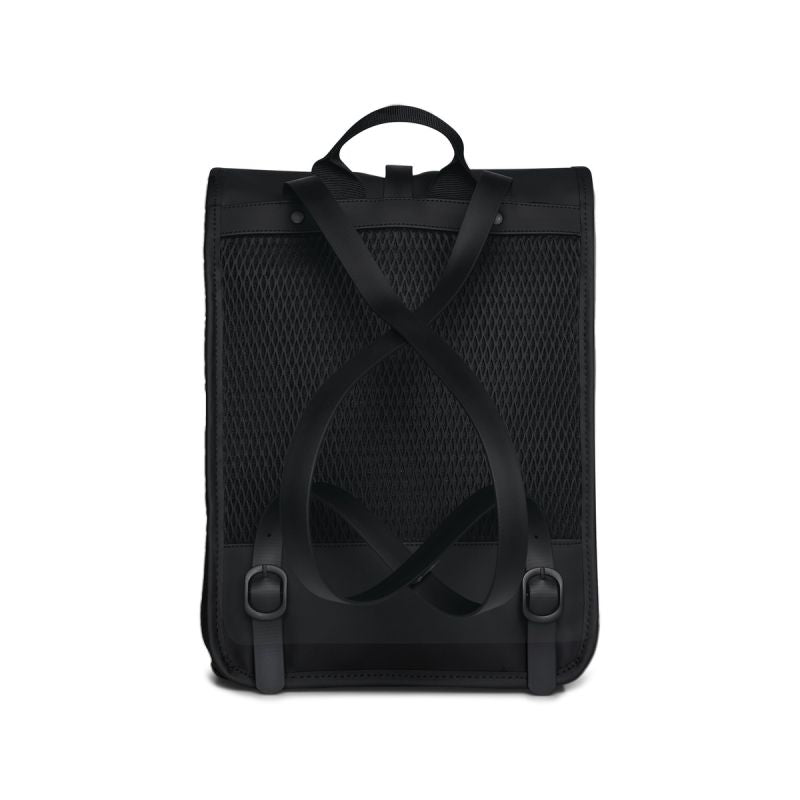 Rains Rolltop Rusksack Mesh Mini Black W3 13350 01 backpack Accessories/Plecaki/pozostałe plecaki Your Sports Performance