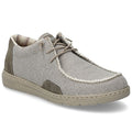 Men's lace-up loafers, gray, Rieker 08600-63 Rieker