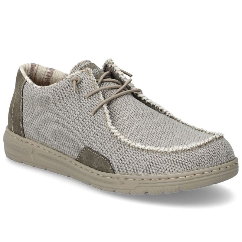Men's lace-up loafers, gray, Rieker 08600-63 Rieker
