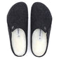 Birkenstock Anthracite wool felt insulated slippers for women/men narrow (1015084) In preparation Your Sports Performance