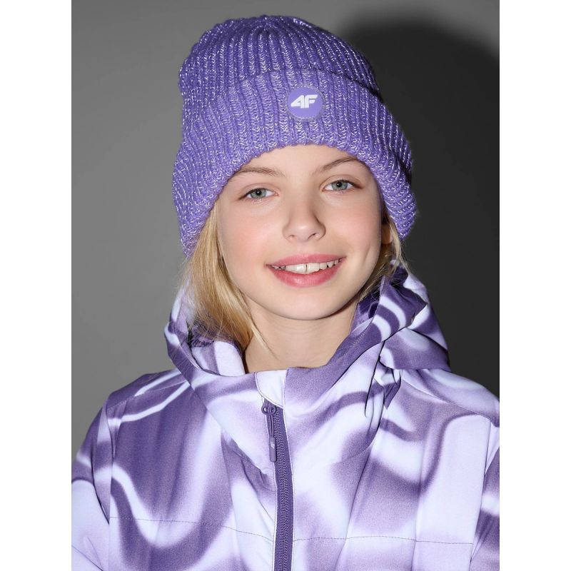 Girls' Reflective Beanie 4F 4FJRAW25ACAPF0750-51S