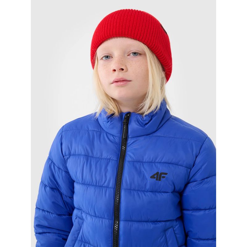 Boy's down jacket with synthetic filling 4F 4FJWSS25TDJAM520-36S *Kategoria tymczasowa Your Sports Performance