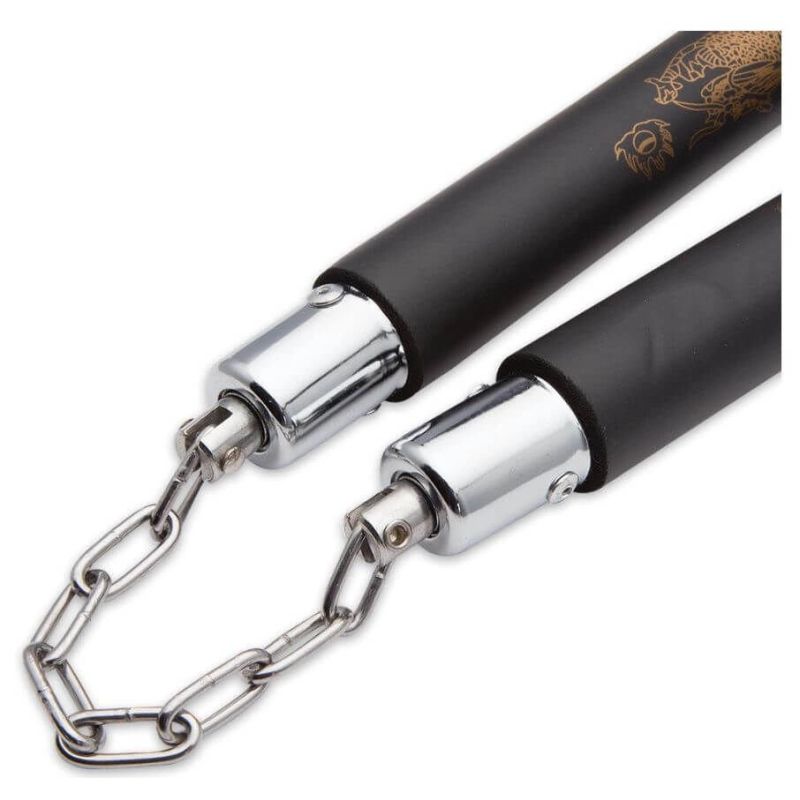 Training nunchaku on chains DBX BUSHIDO ARW-5049 noże i nunchaku Your Sports Performance