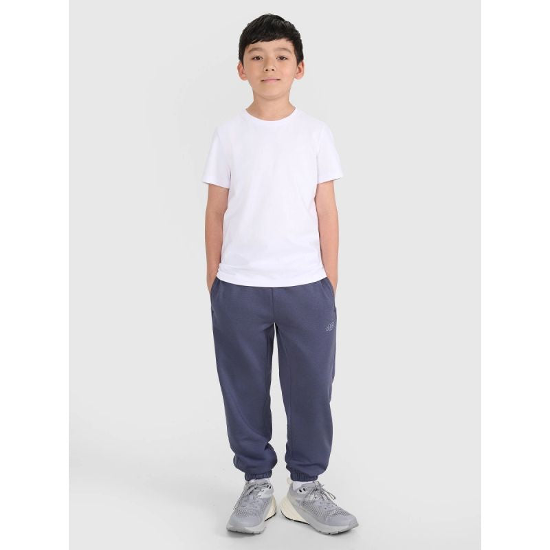 Boy's regular plain T-shirt 4F 4FJRMM00TTSHM3254-10S 4f