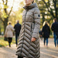 Geographical Norway Blanche Long Taupe DB Lady 0116 Taupe Women's Jacket (WZ5490F/GN-Taupe) Geographical Norway