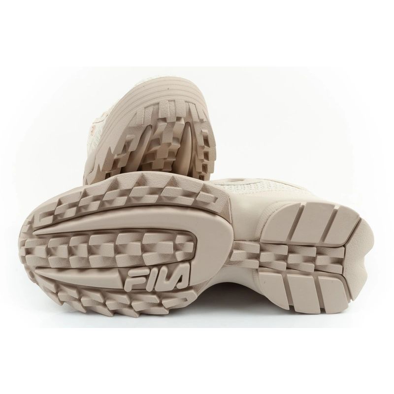 Fila Disruptor women's shoes sports sneakers fashionable beige comfortable Fila