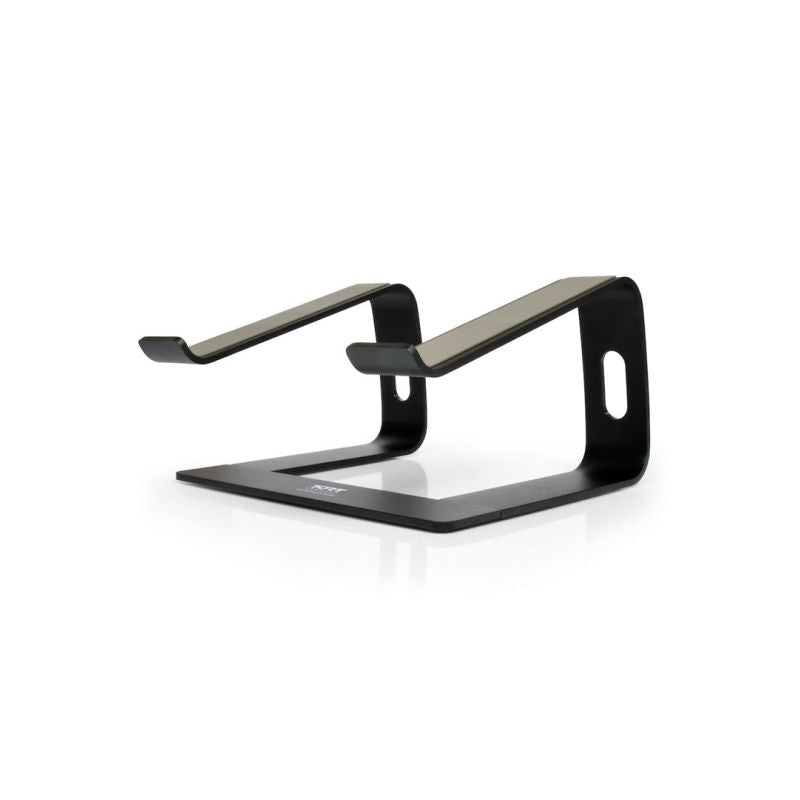 Port Designs 901103 Laptop Stand Notebook Holder Aluminum, Black 39.6 cm (15.6") Chłodzenie/Podstawki pod notebooki Your Sports Performance