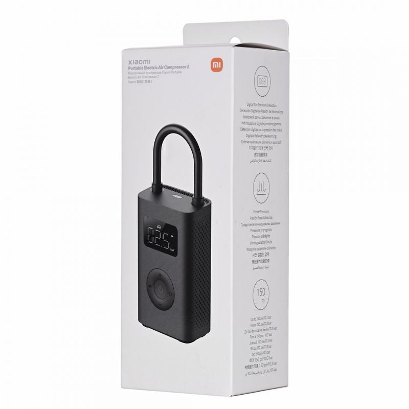 XIAOMI BHR7112GL Portable Electric Air Compressor (Pre-set pressure, stops when full; Digital tire pressure detection; Tire pressure up to 150 psi) Import z Action/Kemping/Pompki do materacy Your Sports Performance