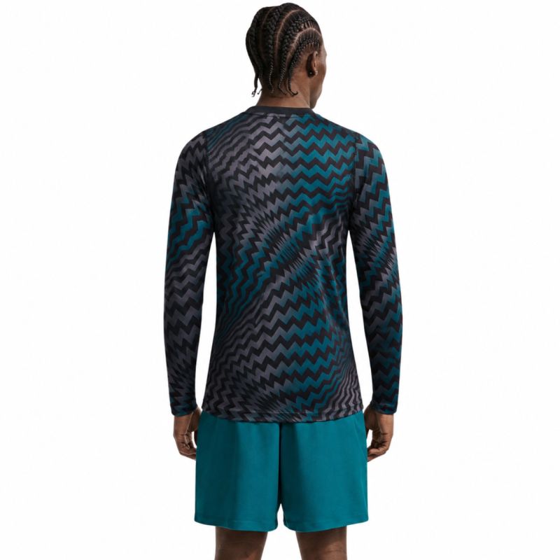 Men's Nike Dri-FIT Gardien VI Goalkeeper Jersey Black-Grey-Blue HV8306 010