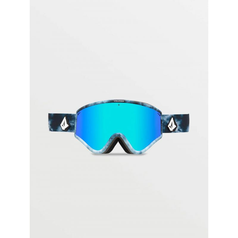 volcom yae goggles Volcom YAE LAGOON TIE DYE/BLUE CHROME women's/men's snowboard goggles UV protection blue (VG0722110) – Your Sports Performance