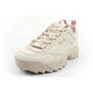 Fila Disruptor women's shoes sports sneakers fashionable beige comfortable Fila