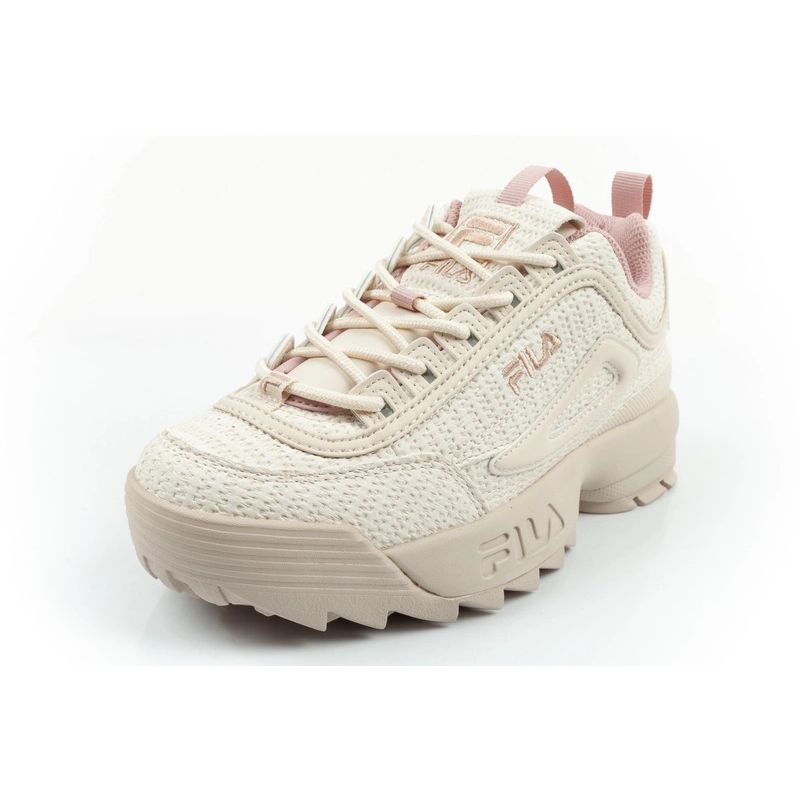 Fila Disruptor women's shoes sports sneakers fashionable beige comfortable Fila