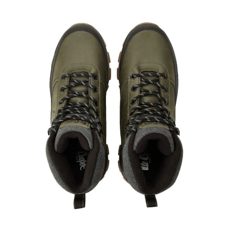 Lee Cooper Men's Winter Khaki Insulated Sneakers