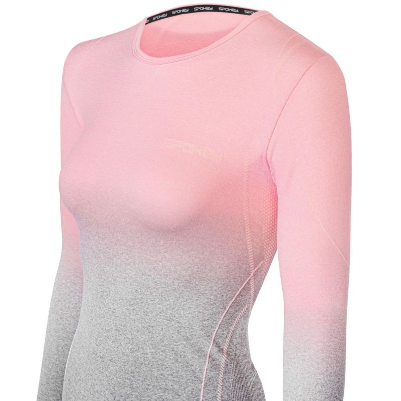 Thermoactive underwear Spokey Flora Set Lady Termo SM VT W 6114300000 gray and pink Clothing/Outdoor/Alpinus Your Sports Performance