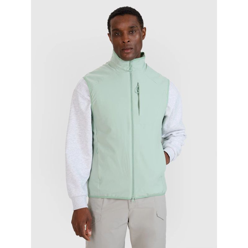 Men's sleeveless vest with stand-up collar 4F 4FWSS25TVJAM194-47S *Kategoria tymczasowa Your Sports Performance