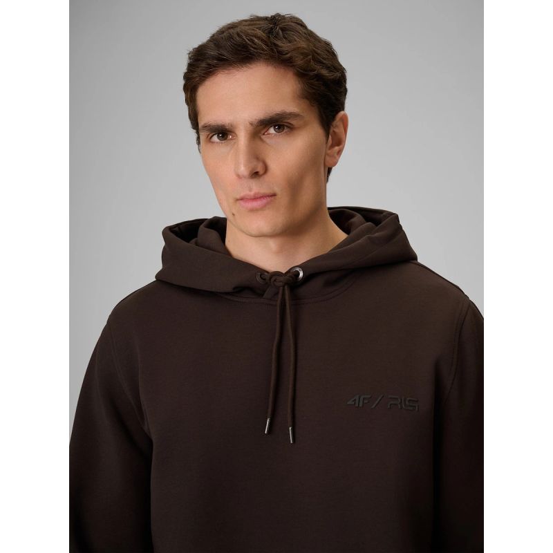 Men's regular hooded sweatshirt 4F | Robert Lewandowski RL9KSS26TSWSM2954-80S