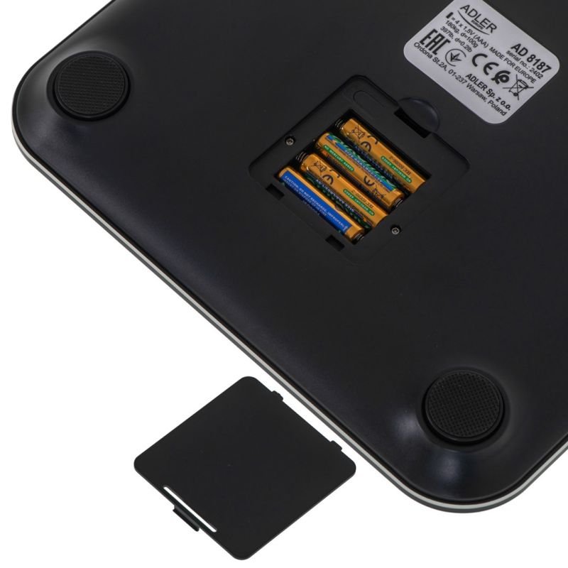 ADLER AD 8187b bathroom scale black AGD - Produkty/Wagi łazienkowe Your Sports Performance