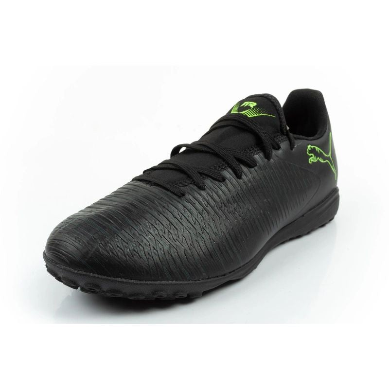 Puma men's sports shoes Future 8 Play TT turf football shoes black green Puma