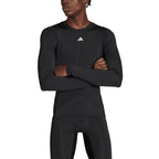 T-shirt adidas Techfit Aeroready Long Sleeve Tee M HP0626 Clothing/Football Adidas