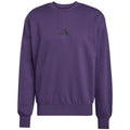 Men's adidas Essentials Feelcozy Fleece Sweatshirt Purple JX3313 In preparation Adidas