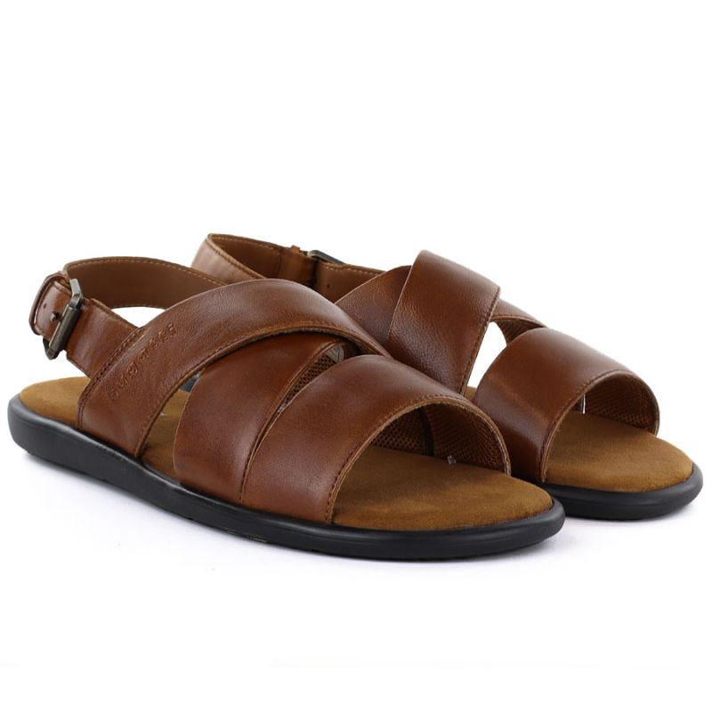 Comfortable men's brown sandals Bugatti TT153132 Bugatti