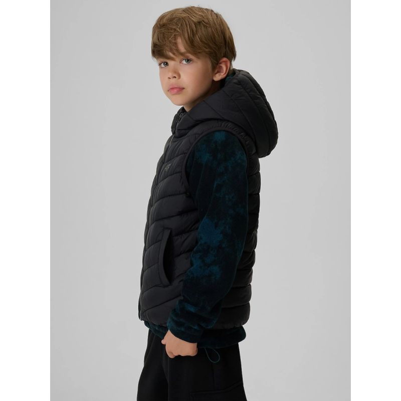 Boy's vest with synthetic filling 4F 4FJRAW26TVJAM431-20S