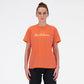 New Balance S/S Script Tee Gfr W T-shirt WT41909GFR Clothing/Lifestyle/T-shirts/New Balance New Balance