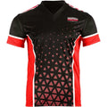 MASTERS "COMBAT JUNIOR" V-neck point-fighting shirt, black and red (WAKO APPROVED)