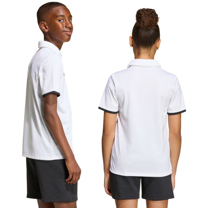 adidas Entrada 26 Polo T-shirt for kids white JZ6624