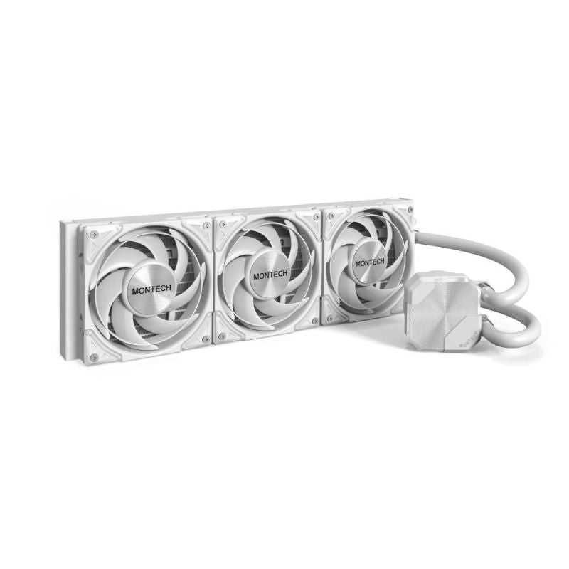Montech HyperFlow Silent AiO Water Cooling - 360mm, White Chłodzenie/Chłodzenie - wentylatory Your Sports Performance