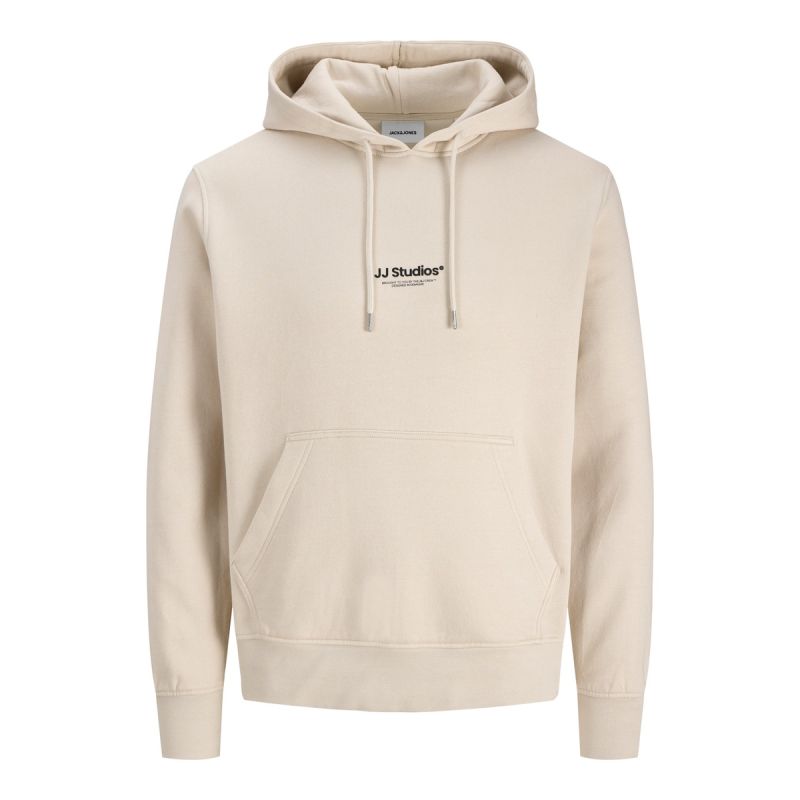 Jack&Jones Men's Hoodie JJESCHO SWEAT HOOD NOOS 12278789 MOONBEAM